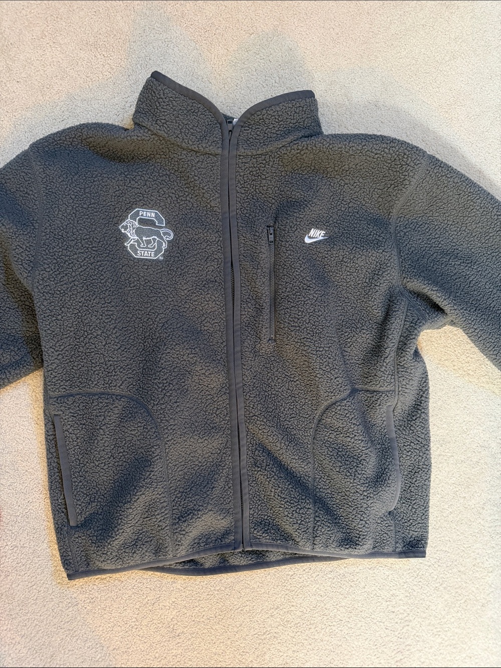 Nike Men’s Sherpa Jacket with Penn State Logo